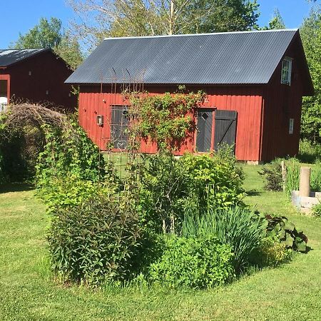 Liten Stuga Mitt I Naturen Pa Kinnekulle Hällekis Exteriér fotografie