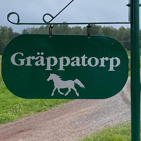 Liten Stuga Mitt I Naturen Pa Kinnekulle Hällekis Exteriér fotografie